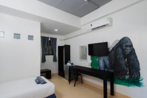TV a/nebo společenská místnost v ubytování C4 Resort