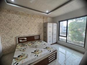 Postel nebo postele na pokoji v ubytování airport apartment rooms