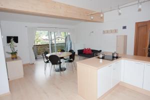 Kjøkken eller kjøkkenkrok på Appartements Margit