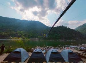 Un paisaje natural cerca del camping