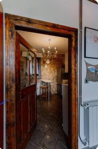 Kuchyň nebo kuchyňský kout v ubytování Luanas rooms with istrian touch