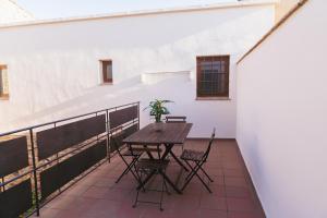 Ein Balkon oder eine Terrasse in der Unterkunft Masía Rural Can Poch