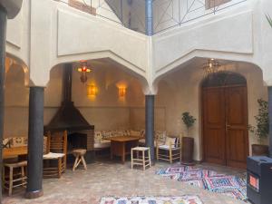 Restaurace v ubytování Riad Sabah