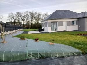 Zahrada ubytování Chez Nadège