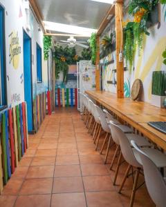 Restaurace v ubytování Tenerife Experience Hostel