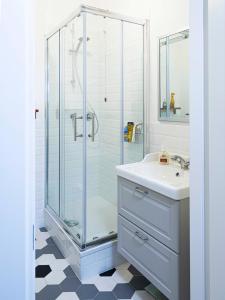 Phòng tắm tại Federico studio X2 Brenta underground