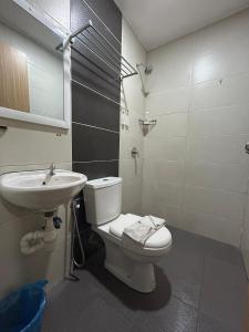 Koupelna v ubytování Mint Hotel