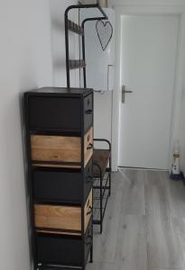 Postel nebo postele na pokoji v ubytování Meine Zeit