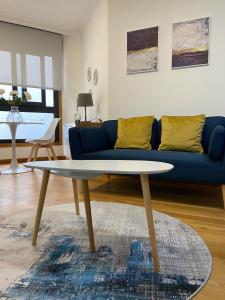 Khu vực ghế ngồi tại Bonito estudio en el centro de Vigo