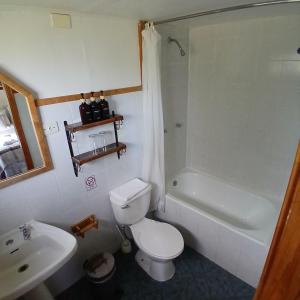 Baðherbergi á Hotel Mi Casa