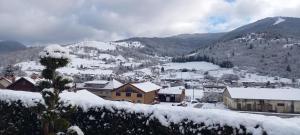 Chalet le p'ti lu v zimě
