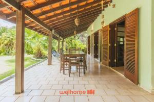 Patio nebo venkovní prostory v ubytování Sítio em Indaiatuba com Lazer Completo