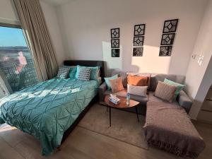 Voodi või voodid majutusasutuse Serene Studio in Yas Island 2 - near Zayed international AirPort toas