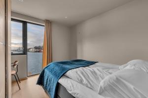 Postel nebo postele na pokoji v ubytování Villa Uhre - Spectacular views and location