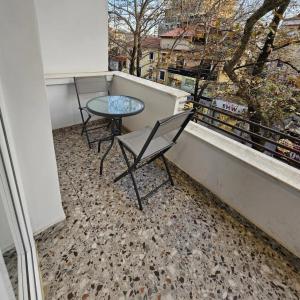 Balkón nebo terasa v ubytování Central Apartment Myslym Shyri Street with balcony