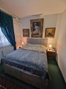 Giường trong phòng chung tại Hotel Razgorsek