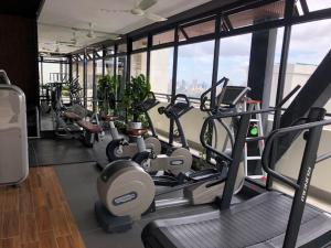 Fitness centrum a/nebo fitness zařízení v ubytování Phnom PH01