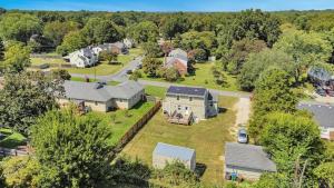 an aerial view of a residential neighborhood with houses at Carytown Retreat Pet Friendly & Gourmet Kitchen in Richmond