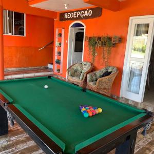 Billardbord på Pousada Vista ao Farol