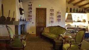 Posezení v ubytování Il palmento dell'Etna