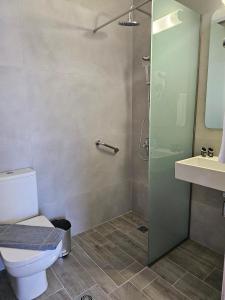 Koupelna v ubytování Galazio Rooms & Suites