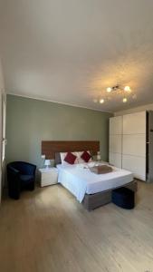 Postel nebo postele na pokoji v ubytování Casa Laguna Escape