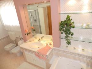 Koupelna v ubytování B&B Isonzo