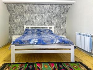 Postel nebo postele na pokoji v ubytování Садиба Файна Гофа + 42 fotografií