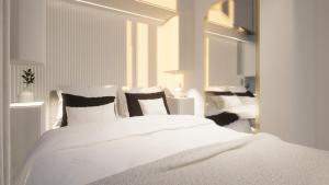 Posteľ alebo postele v izbe v ubytovaní Wita Stwosza 14 Apartment - Check-In 20h - Parking + 8 fotografií