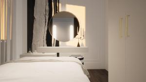 Posteľ alebo postele v izbe v ubytovaní Wita Stwosza 14 Apartment - Check-In 20h - Parking