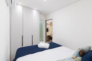 Postel nebo postele na pokoji v ubytování Eco Resort Praia dos Carneiros Apt Beira Mar + 29 fotografií