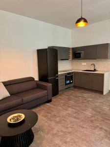 Kuchyň nebo kuchyňský kout v ubytování Pearl Bee Deluxe Suites