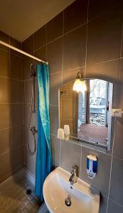 Koupelna v ubytování Grand Hôtel De L'Europe