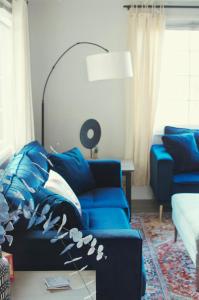Posezení v ubytování NEW! OSU Campus Stadium Boho Glamour