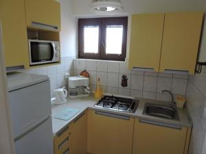Η κουζίνα ή μικρή κουζίνα στο Apartment Silva free wifi free parking