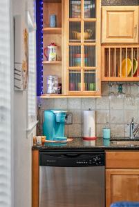 Itz a Vibe - 1 bedroom studio in the heart of DTSP的厨房或小厨房