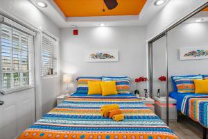 Itz a Vibe - 1 bedroom studio in the heart of DTSP客房内的一张或多张床位