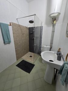 Koupelna v ubytování La Maison du Bonheur