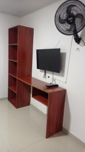 TV a/nebo společenská místnost v ubytování Hotel el cable pereira