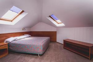 Łóżko lub łóżka w pokoju w obiekcie Hotel Twins