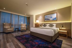 Postel nebo postele na pokoji v ubytování Best Western Plus Kathmandu