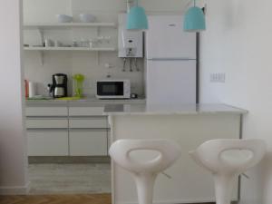 Кухня или мини-кухня в Sunny Recoleta Apartment
