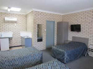 Krevet ili kreveti u jedinici u okviru objekta Cowra Crest Motel