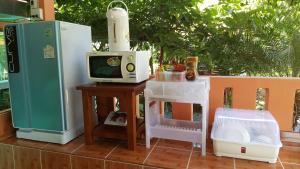 a group of appliances sitting on top of a table at At Sichon Resort in Sichon