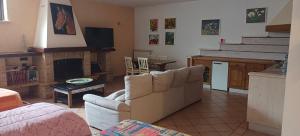 A seating area at B&B Villa Bucceri