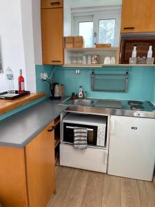 Kuchyňa alebo kuchynka v ubytovaní Vidos apartment Barbati