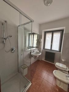 Koupelna v ubytování Villa Nasti Hotel Ristorante