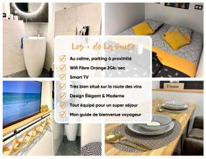 Część wypoczynkowa w obiekcie ✧ La Suite ✧ studio de charme route des vins