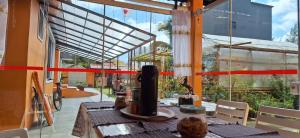 Hospedagem Familiar Yamane餐厅或其他用餐的地方