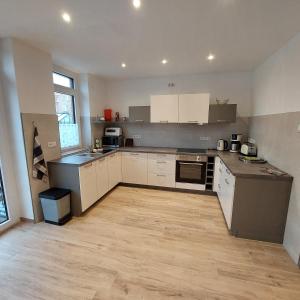 Η κουζίνα ή μικρή κουζίνα στο Ferienwohnung Schwerin, ruhig und zentral